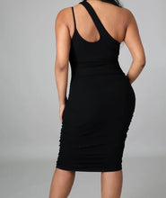 Load image into Gallery viewer, Crossed Black Dress - Real Black N Beyond
