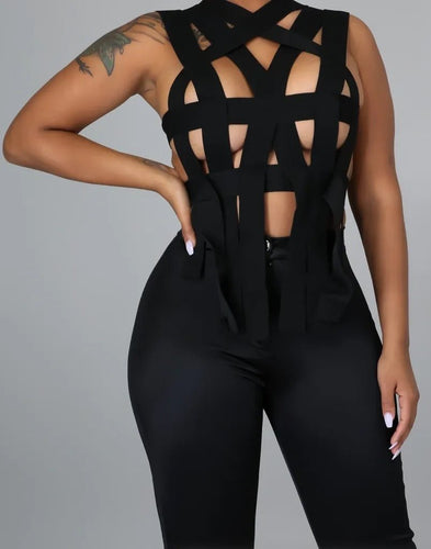 Ring The Alarm Black Top - Real Black N Beyond