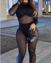 Load image into Gallery viewer, See Through Jumpsuit - Real Black N Beyond
