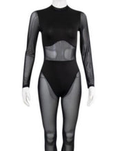 Load image into Gallery viewer, See Through Jumpsuit - Real Black N Beyond
