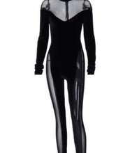 Load image into Gallery viewer, Sexy in Velvet Jumpsuit - Real Black N Beyond
